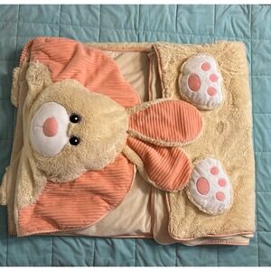 Hugfun Kids Deluxe Plush Bunny Rabbit Sleeping Bag - Excellent Condition